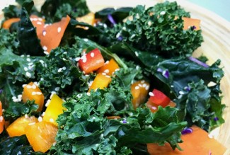 Photo: Kale Rainbow Slaw Salad