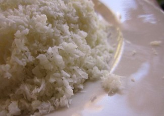 Photo: Raw Coconut Rice