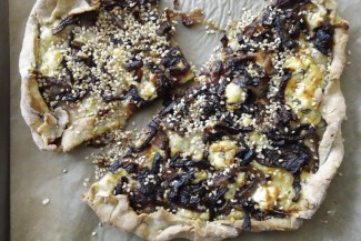 Photo: Sesame Onion & Goat Cheese Tart