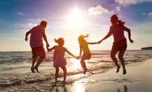 Photo: Family on Beach